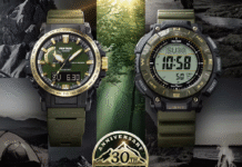New Casio Pro Trek 30th anniversary watches with gold accents unveiled