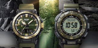 New Casio Pro Trek 30th anniversary watches with gold accents unveiled