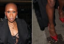 Cynthia Erivo Bridges ‘Wizard of Oz’ Eras in Bespoke Louboutins Paying Tribute to Dorothy’s Ruby Slippers