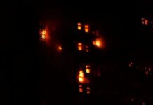 Hong Kong resident watches his home burn after leaving dog behind