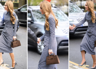 Kate Middleton Just Carried the Perfect Brown Suede Demellier Handbag—And It’s Currently On Sale