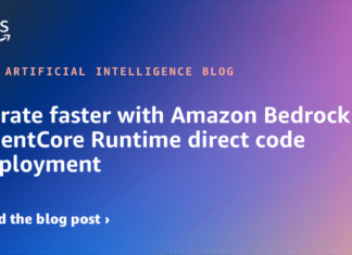 Iterate faster with Amazon Bedrock AgentCore Runtime direct code deployment