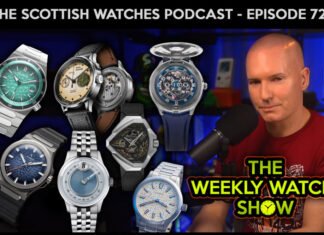 Scottish Watches Podcast #727 : Crazy Cogs and Wicked Wheels
– This Weeks New Watches