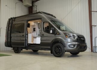 This Bespoke, Modern Camper Van Looks and Feels Like a Luxurious Studio Apartment