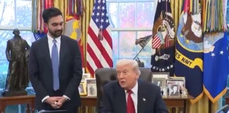 Is Trump Fascist, Mamdani is asked as POTUS watches. This happened next