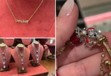 New Mickey Diamond Jewelry, Disneyland Marquee Collection, and Santa Stitch Charm at Disney World
