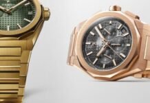 Introducing – Zenith Applies the Full-Gold Midas Touch to
Selected Defy Skyline Models