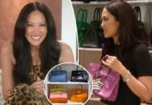 Kimora Lee Simmons shows off collection of rare Chanel bags, 5-figure…