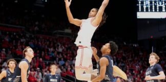 Dayton soars past North Florida 84-61 as Obi Toppin watches