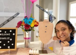 Burn survivor, 10, designs jewelry line for hospital that saved her