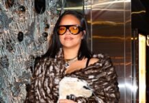 Rihanna Knows That Wearing This Shoe Trend With Brown Pants Makes Your Winter Outfits Look Rich