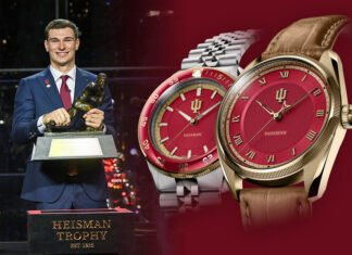 AXIA Time Announces Fernando Mendoza Heisman Trophy Special Edition Watches