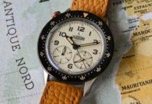 First Look – Albishorn Launches the Type 10 Officer
Chronograph, now with Cream Dial