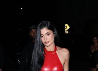 In Santa Red Latex, It’s a Very Kylie Jenner Christmas