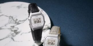 New Casio digital watches with leather straps on the way