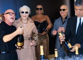Miranda Priestly, Buckets of Champagne, and a Giant Box Fan: These Are the Best Backstage Photos of 2025