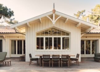 This French Villa Clad in Timber Blends Fishing-Hut Charm With Bespoke Craft and Vintage Finds