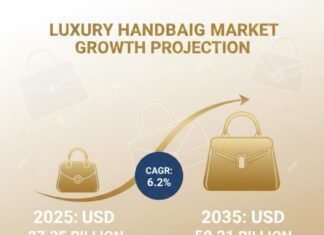 Luxury Handbag Market Set to Soar to USD 50.21 Billion by 2035: A Dynamic Shift Fueled by Innovation, Sustainability