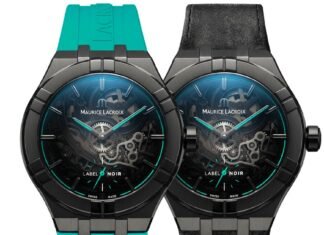 Maurice Lacroix presents the Label Noir Aikon Manufacture
Skeleton