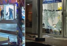 Armed robbery shocks Maho: Thieves hammer through jewelry store glass