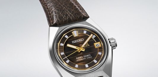 Seiko debuts the King Seiko VANAC on leather for the first
time: a 70s icon reimagined