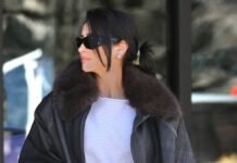 Sorry, Leggings—It Girls Are Flying Private to Aspen in Sweatpants and Winter’s Most Elegant Coat Trend