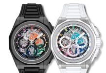 Zenith unveils the Defy Extreme Chroma: a 1/100th of a
second rainbow chronograph