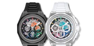 Zenith unveils the Defy Extreme Chroma: a 1/100th of a
second rainbow chronograph