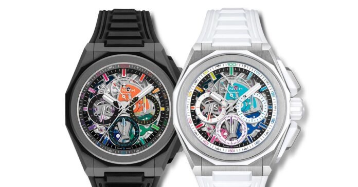 Zenith unveils the Defy Extreme Chroma: a 1/100th of a
second rainbow chronograph
