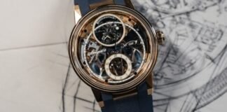 First Look – The Breguet Experimentale 1, With 10Hz
High-Frequency Tourbillon and Constant Force Magnetic
Escapement