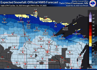 Winter storm watches for most of northern Minnesota