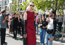 In Street Style, Christmas Red Was the Color of 2025