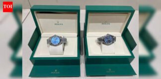 High-end watches worth Rs 18L seized from Dubai passenger | Ahmedabad News – The Times of India