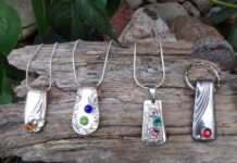 From Kmart to crafts: Manistee artist’s silverware jewelry shines