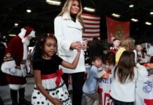 Melania Trump hawks high-dollar handbag as husband rages ‘affordability’ is a ‘Dem scam’