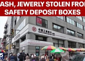Cash and jewelry stolen from safety deposit boxes at Chinatown bank | FOX 5 New York