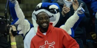 Boxing Legend Terence Crawford Watches Son Wrestle