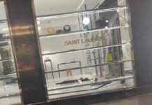 Thieves raid Yves St Laurent on Bond Street of its luxury handbags