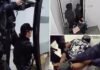Luxury handbag thieves caught mid-heist by heavily armed cops in wild…