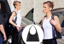 Bella Hadid’s chic new bag looks designer, but costs just $67