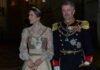 A Diamond Crown Jewel Tiara Sparkles on the Queen of Denmark in Copenhagen