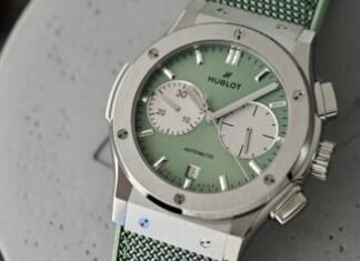 First Look – Hublot Presents Three New Classic Fusion Models
in Sage Green