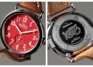 Detroit teams up with Detroit: Shinola creates limited-edition Red Wings watch