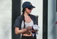 Spotted in Los Angeles: The Trainer Colour Trend That Makes Leggings Look Fresh