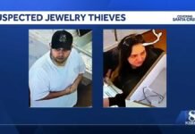 Santa Cruz couple allegedly steals $18,000 in jewelry from downtown store