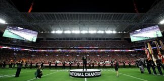 ESPN wreck US national anthem with embarrassing mistake as Trump watches on