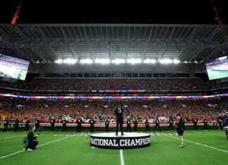 ESPN wreck US national anthem with embarrassing mistake as Trump watches on