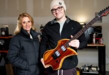 This mother and son duo makes custom guitars for disabled musicians