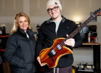 This mother and son duo makes custom guitars for disabled musicians