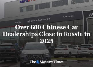 Over 600 Chinese Car Dealerships Close in Russia in 2025